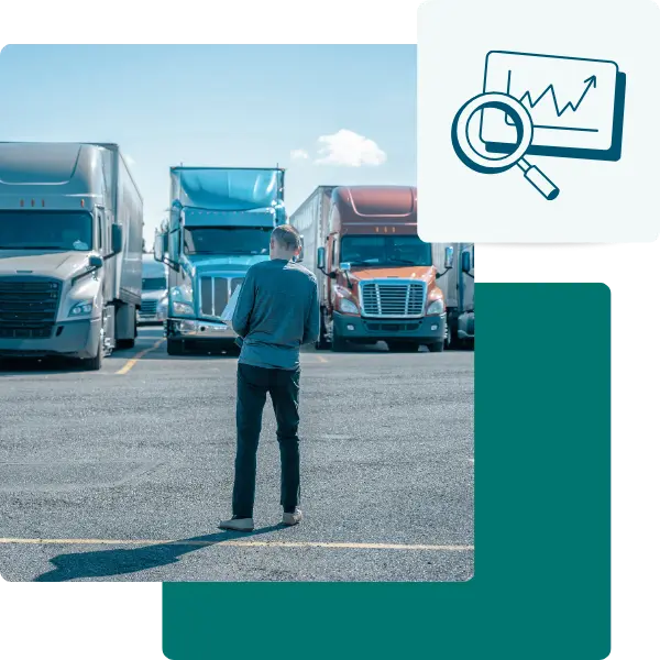 Advanced trucking reporting system with custom insights and Power BI integration.